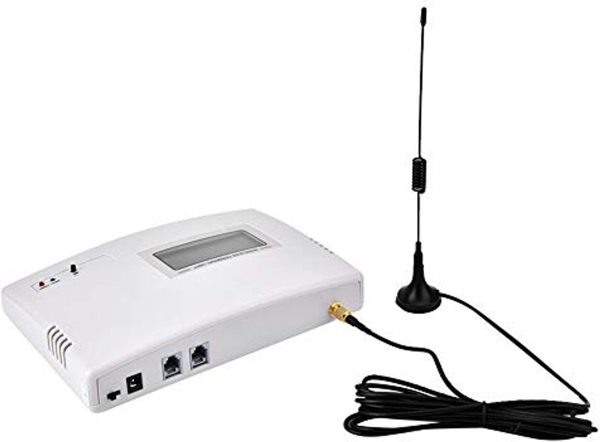 Draadloze GSM Gateway voor Thuis met LCD Display - Quadband 850/900/1800/1900 - Ondersteunt Alarmsystemen