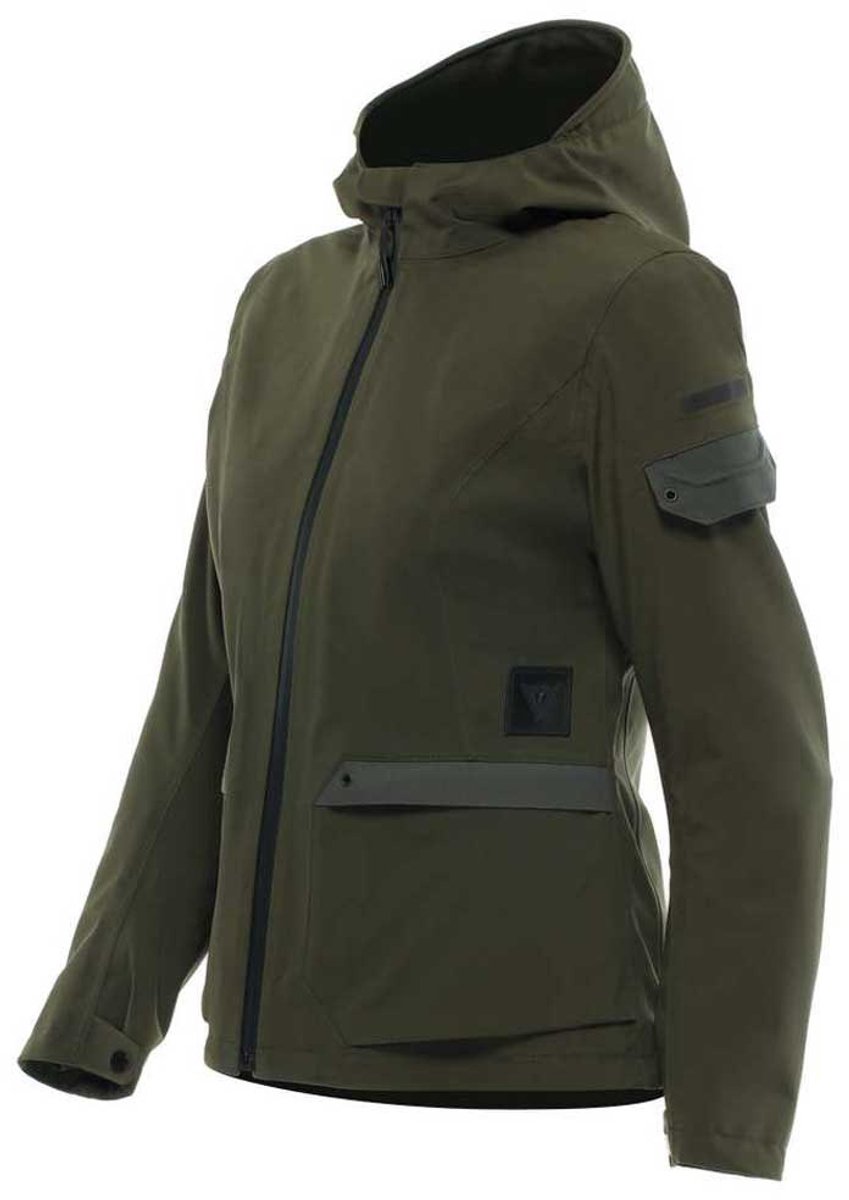 Dainese Outlet Centrale Absøluteshell Pro Jas Met Capuchon Vrouw Groen