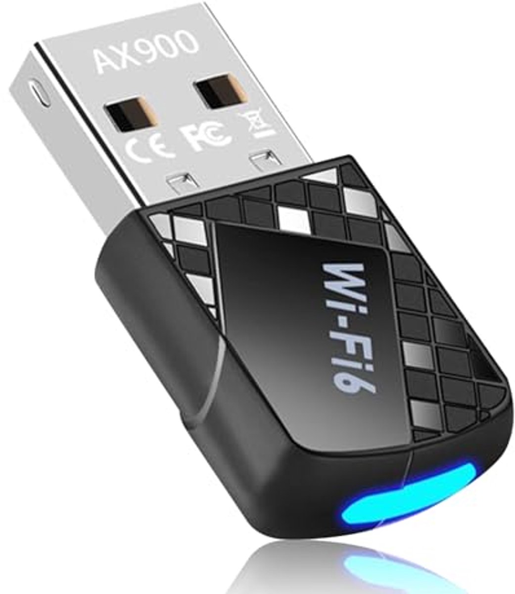 USB Wi-Fi 6 Sticks voor PC - Dual-Band 5 GHz/2,4 GHz, Geschikt voor Windows 11/10/7