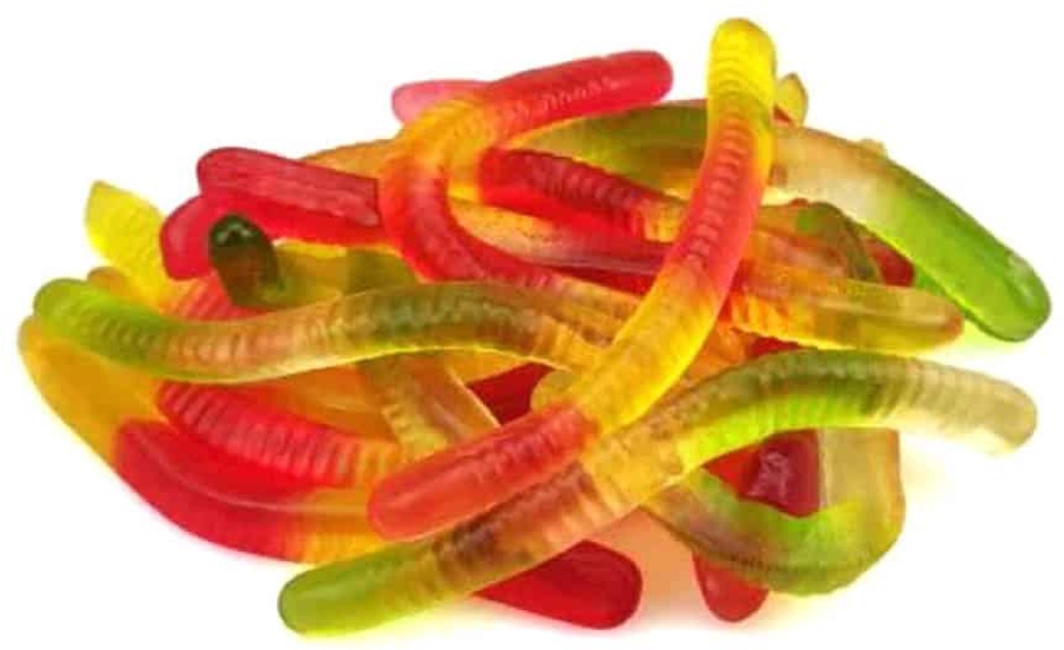 Trolli Fruitgum Wormen - 1 kilo