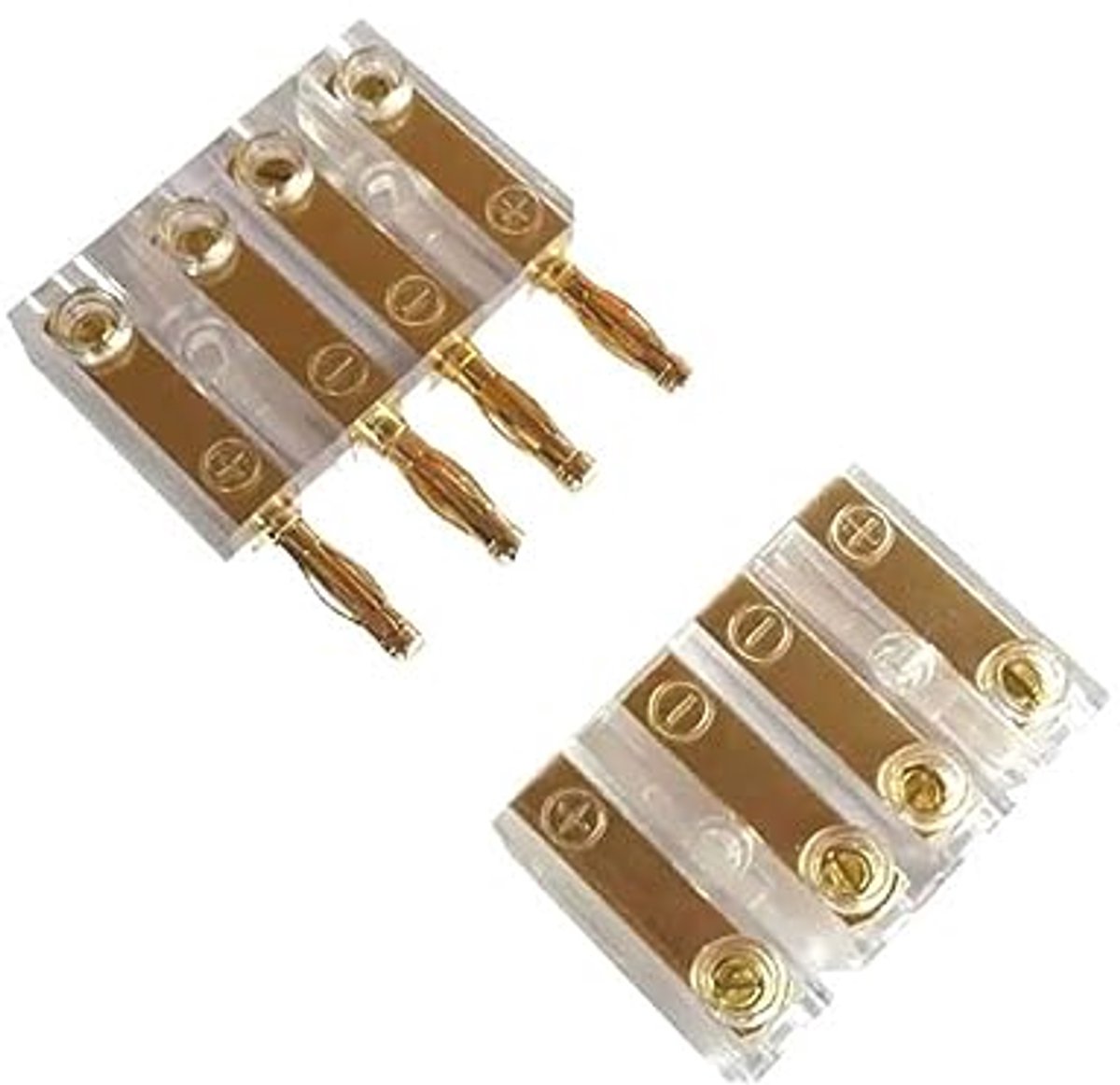 4-polige banaanstekker kabelconnector voor luidsprekers en subwoofers