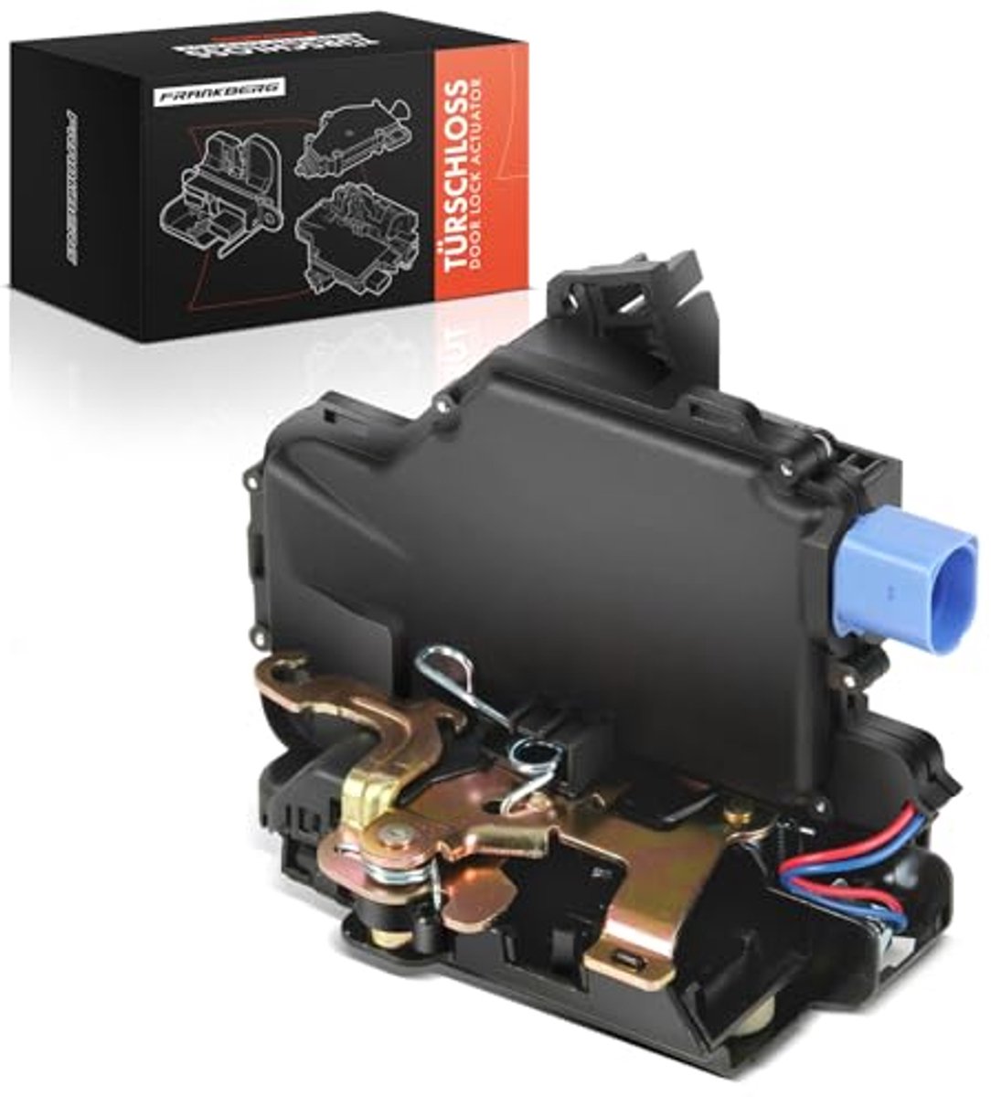 Deurslot servomotor achter rechts 6-polig voor Polo 9N en Ibiza III (2001-2009)