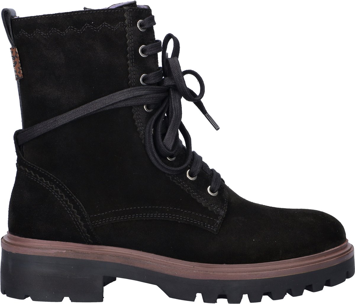 Scotch & Soda Bettie dames veterboot Zwart