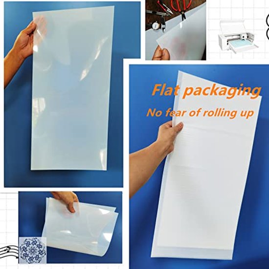 Mylar-sjabloonvellen voor 20 vel, blanco Mylar-sjabloonvellen A4, Mil Mylar stencilfolie, doorschijnende Mylar-sjablonen, plastic sjabloonvellen voor doe-het-zelf maak je eigen ontwerpsjablonen, 21 x