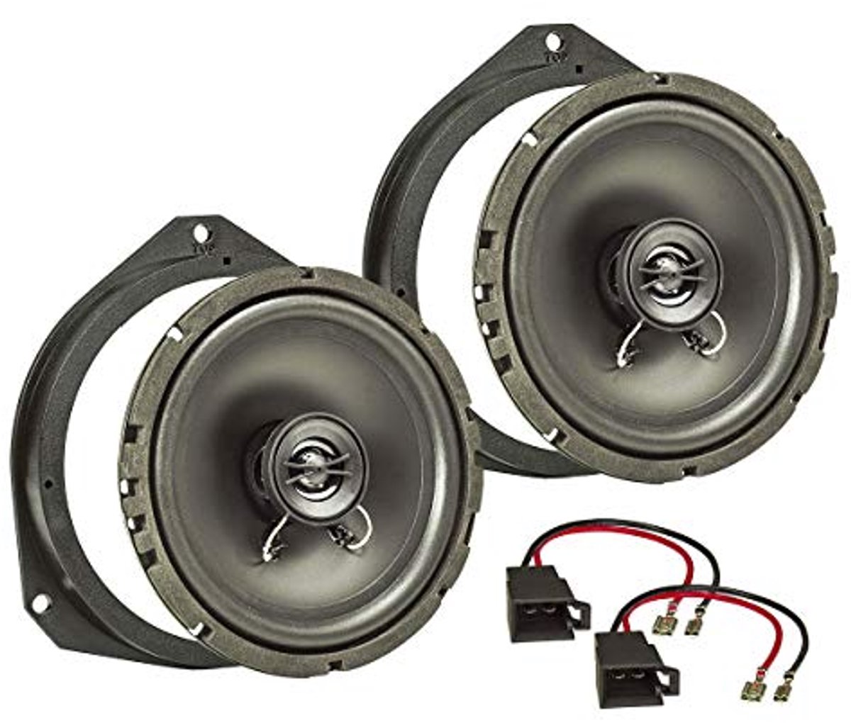 165mm Coaxiale Luidsprekerset voor Opel Astra en Corsa - 2-Wege Systeem - 100W Max
