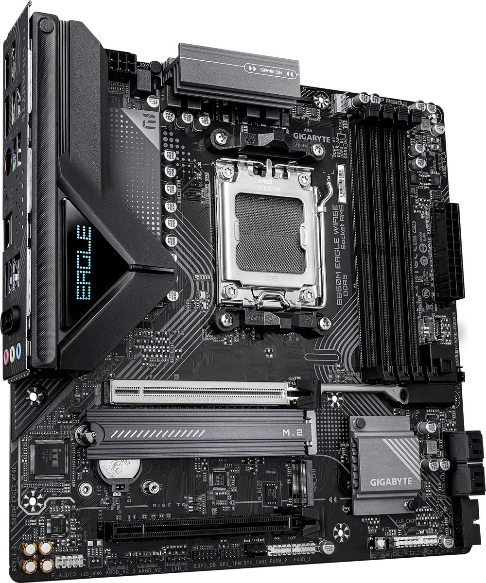 Gigabyte B850M Eagle Wifi6E Amd B850 Socket Am5 Micro Atx moederbord - afbeelding 2