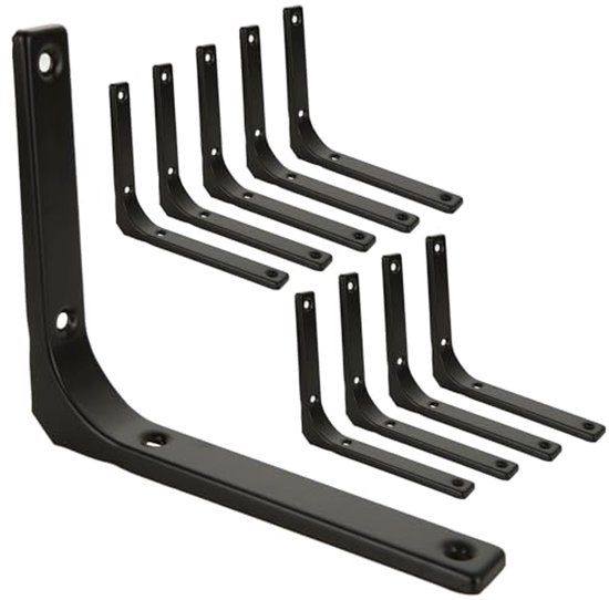 HALTERUNGSPROFI Lautsprecherhalter bis 15KG Wandhalter 2 Stück schwarz