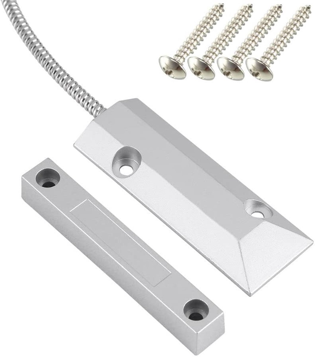 Magnetische Reed-schakelaar voor Deuren - 0~100V/0.5Amp NC Schakelaar Met Installatie-instructies