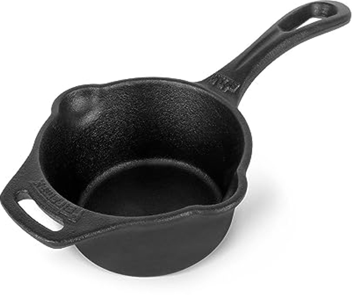 Gietijzeren Sauspan voor Traditioneel Koken en Braden