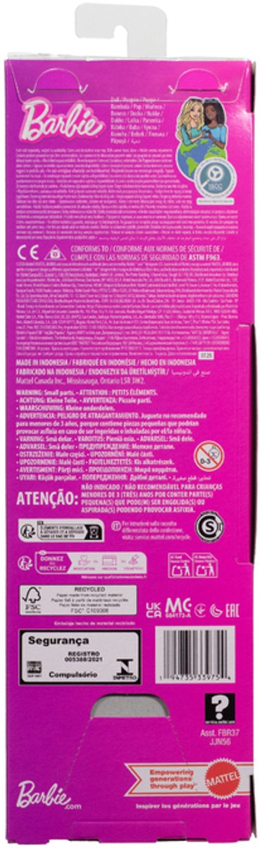 Barbie Fashionistas - Met Roze Gipsverband - Modepop — afbeelding 3