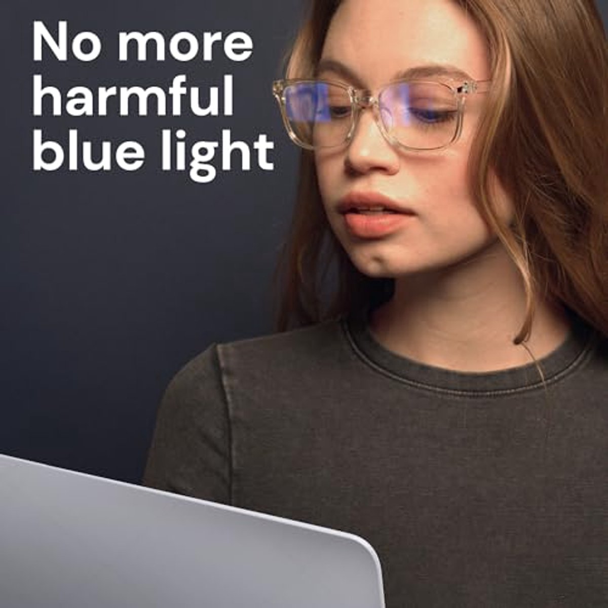 3-Pack Blauw Licht Blockerende Computer Gaming Brillen voor Dames en Heren - Mode Vierkante Nep Nerd Monturen