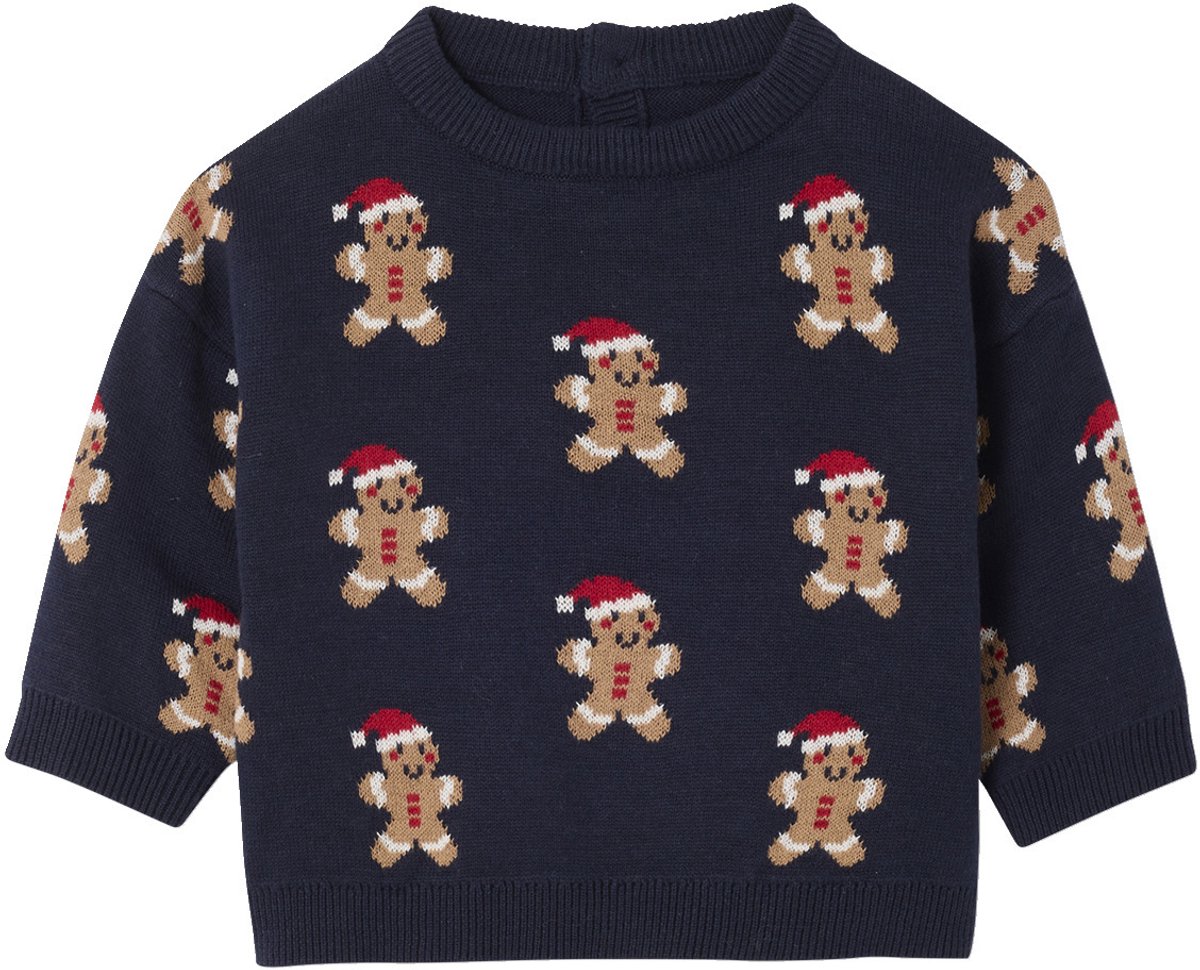 Vertbaudet Jacquard kersttrui voor babyjongens