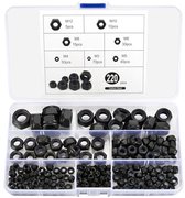 620 Stuks M3 Schroevenset – Verzonken Kop, Inbus En Torx, Zwart, Volledige Schroefdraad, Inclusief Bits, Koolstofstaal 10.9, Voor Precisie, Meubels En Auto's