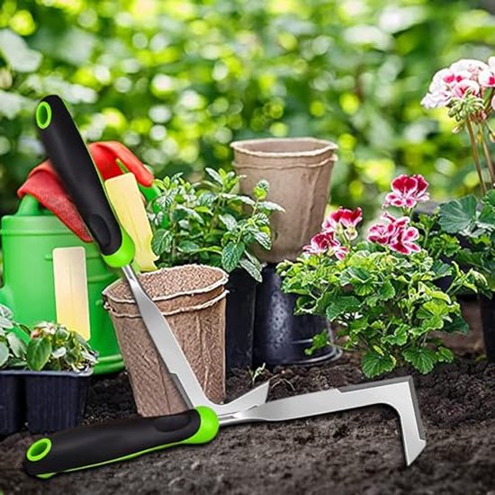 Vloerschraper Onkruid met Lange Steel - Duurzaam Tuingereedschap voor Efficiënt Onkruid Verwijderen van Talen Tools — afbeelding 3