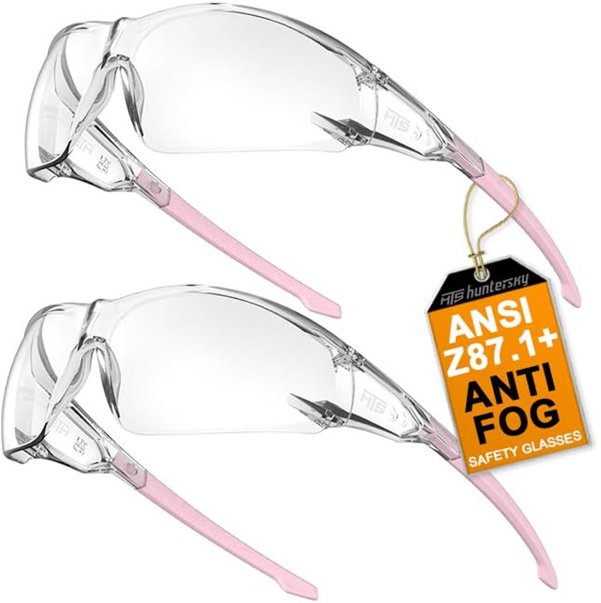Lichtgewicht Beschermende Anti-Fog Wrap-Around Veiligheidsbril voor Schietsport - ANSI Z87.1 Goedkeuring