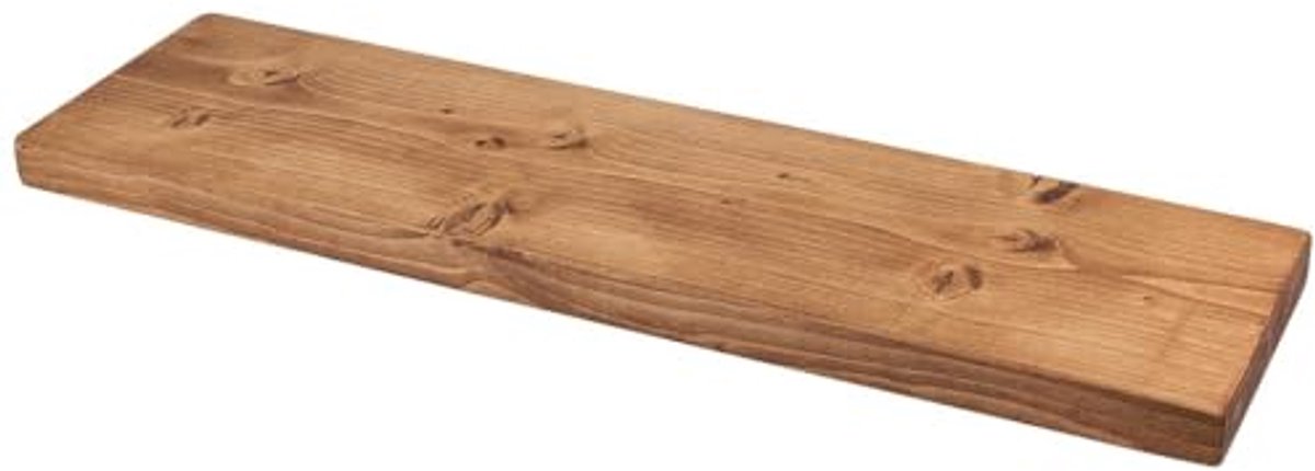 Rustiek zwevend rek van herwonnen hout, 70 cm - Perfect voor boerderijdecoratie