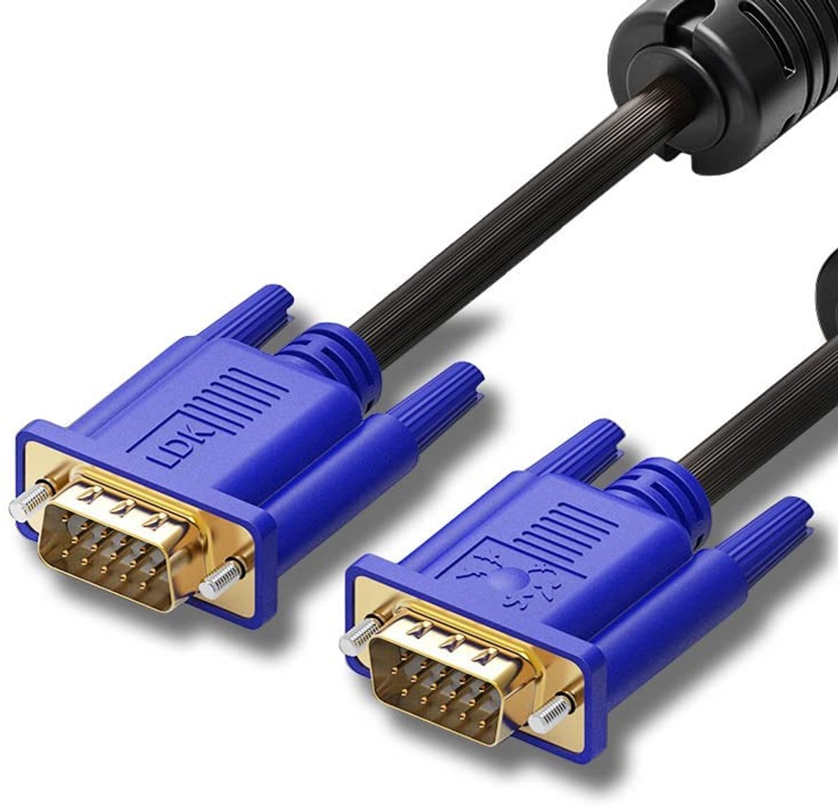 VGA-stekker naar VGA-stekker monitorverlengkabel 1,5 m 1080P Full HD