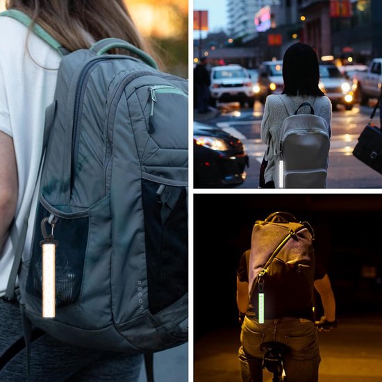 Pack of 9 Reflector Hangers - Safety Light voor Kids - Reflectors voor ...