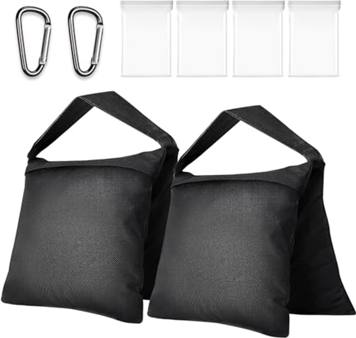2 Pack Heavy Duty Lege Gewichtszakken voor Fotografie en Studio
