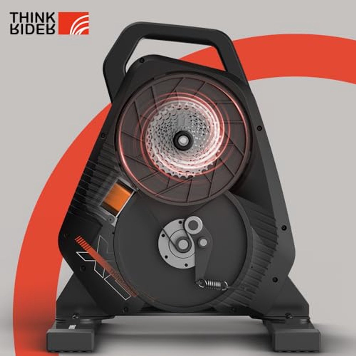 Intelligente fietstrainer met stil en draagbaar ontwerp - Compatibel met ANT+ en BLE