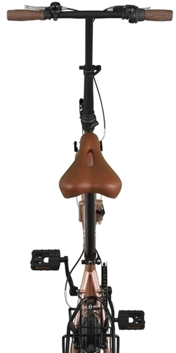 Altec Vouwfiets Cunda 20 Inch 27 cm Unisex 3V V-Brakes Zalmroze van Altec — afbeelding 2