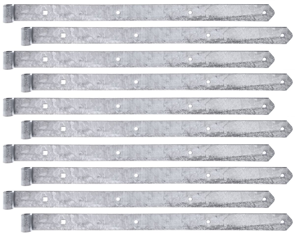 Alberts 845353 heng | in verschillende uitvoeringen | thermisch verzinkt | rol Ø16 mm | afmetingen 700 x 45 mm | Set van 10