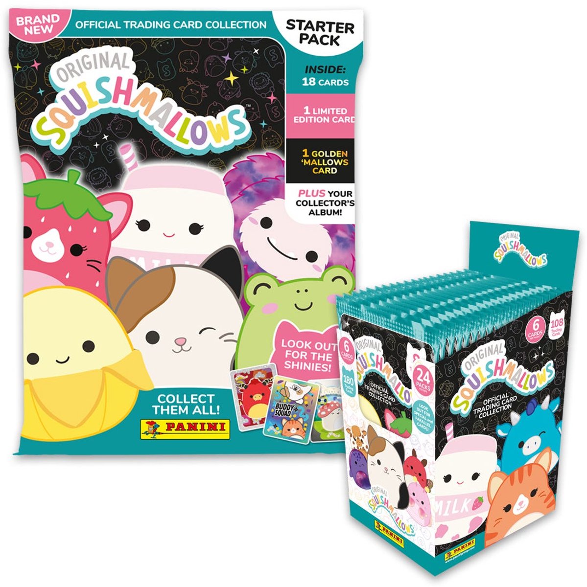Squishmallows Trading Cards - Promo Pack 1 in het Engels Panini