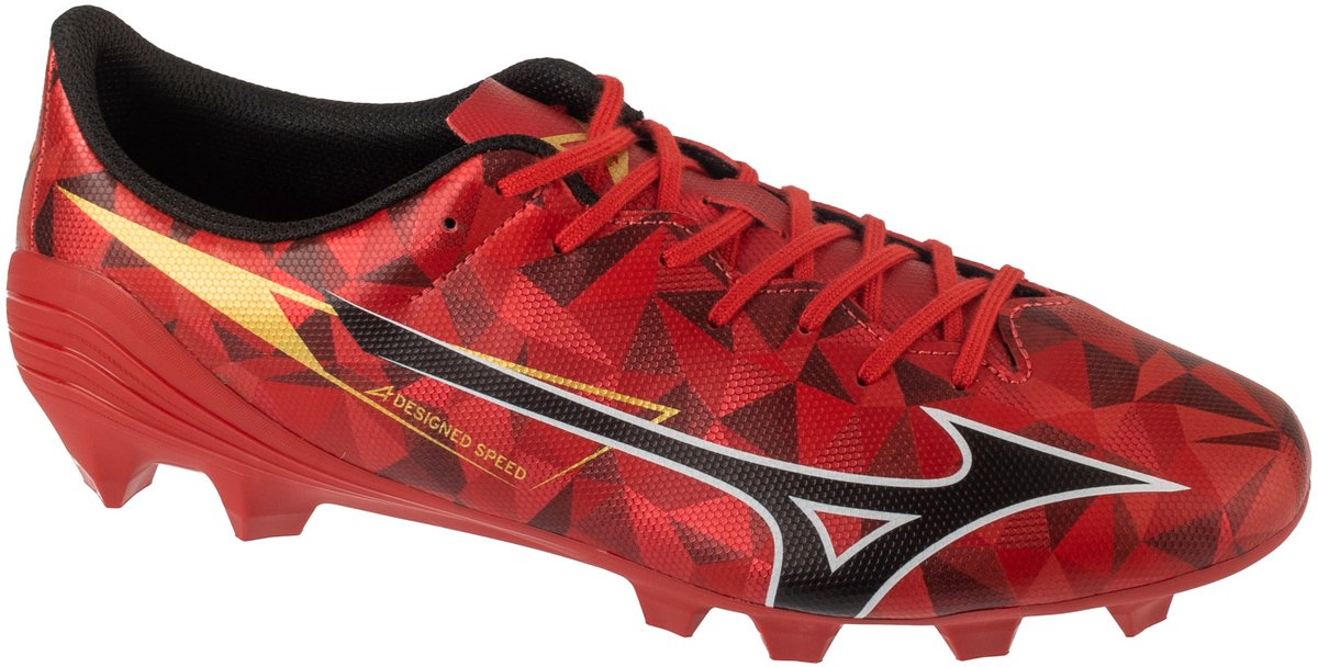 Mizuno Alpha II Select FG, Mannen, Rood, Voetbalschoenen, maat: 41