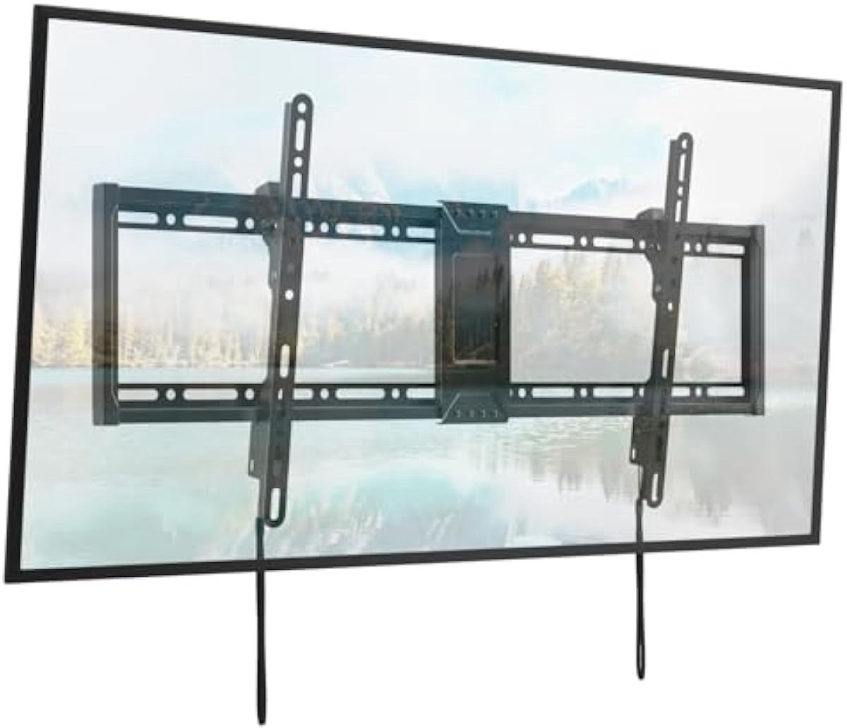 Selbro®, Universele TV-muurbeugel Ultraslank voor 43-95 inch tv's - Kantelbare tv-beugel tot 75 kg, Max 800x400, Zwart