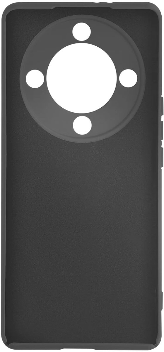 Jaym, Beschermhoes voor Honor Magic 5 Lite Premium Silicone Microvezel, Zwart
