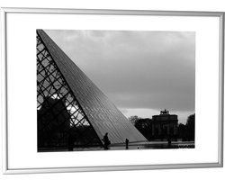 paperflow aluminium fotolijst din a2 zilver