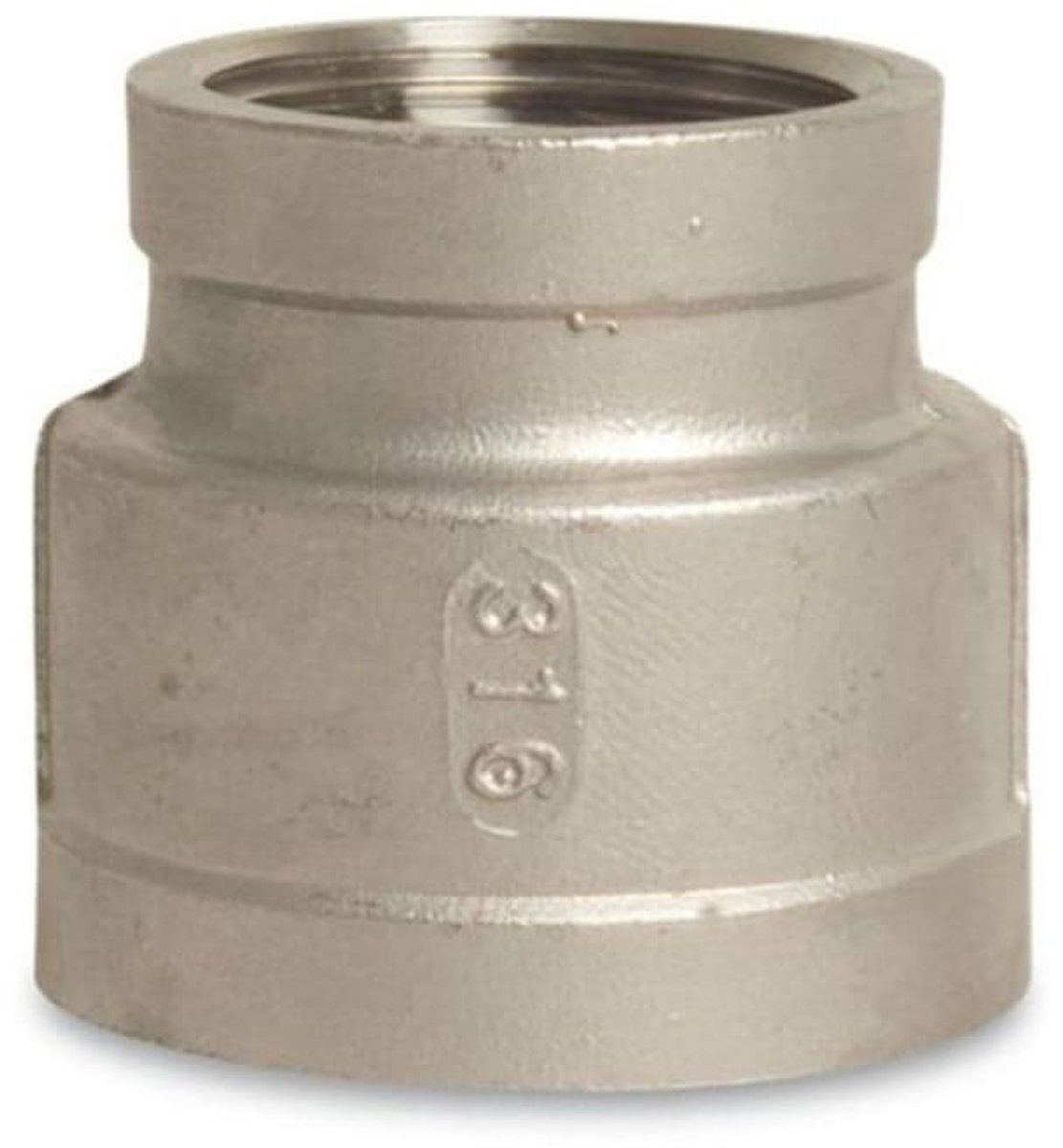 RVS Reducemof 1" x 1/2" - RVS Fittingen voor Draadfittingen