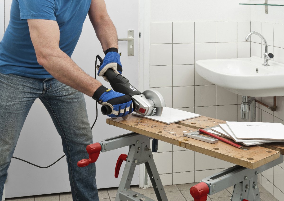 SKIL Haakse Slijper 125 mm - 800W - Slijptol - Slijpmachine - Met Zijhandgreep, Beschermkap & Flenzen - Haakse Slijpers - Met Snoer - Skil 9008 AA – foto 6