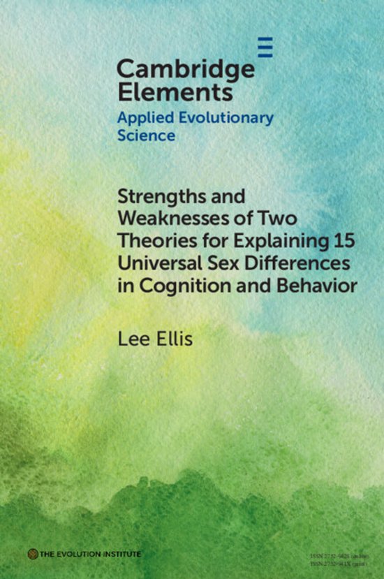 Elements in Applied Evolutionary Science- Strengths and Weak ... - cover
