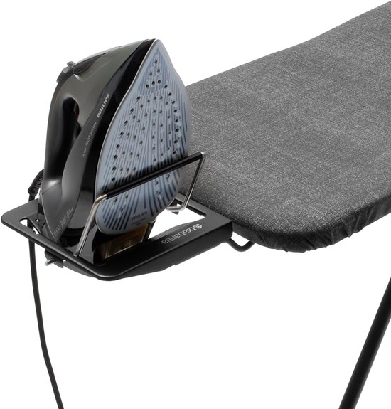 Planche à repasser Brabantia B avec porte-fer - 124 x 38 cm - Denim Black