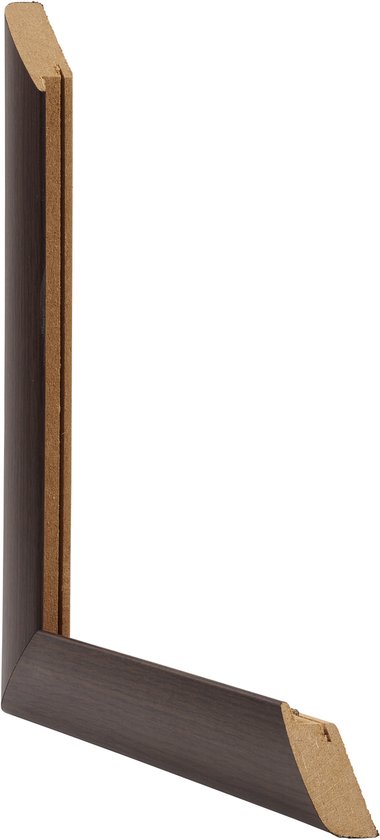 Cadre photo 50x50 cm - MDF - Chêne Foncé - Colonia