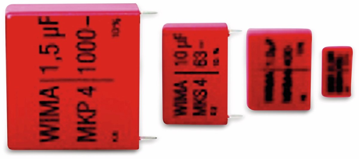 WIMA Foliecondensator, MKS4J041006B00KSSD, 1UF, 630V