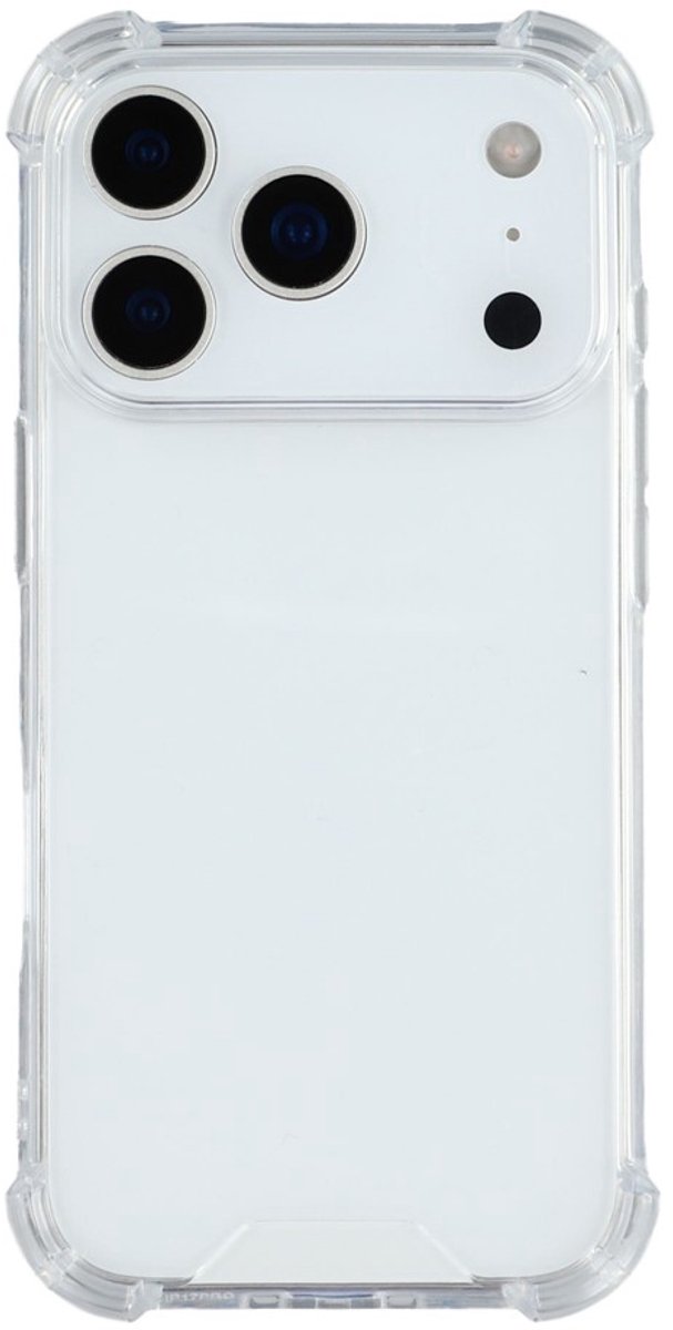 Anti Shock Silicone Hoesje Geschikt voor iPhone 17 Pro - transparant - ZT Accessoires