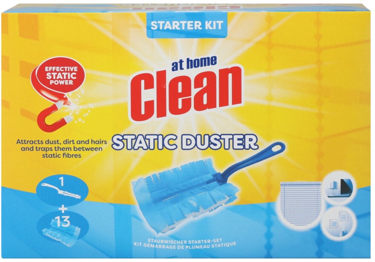 At Home Clean Duster Starter Set 13 Navullingen - 3 x - Voordeelverpakking