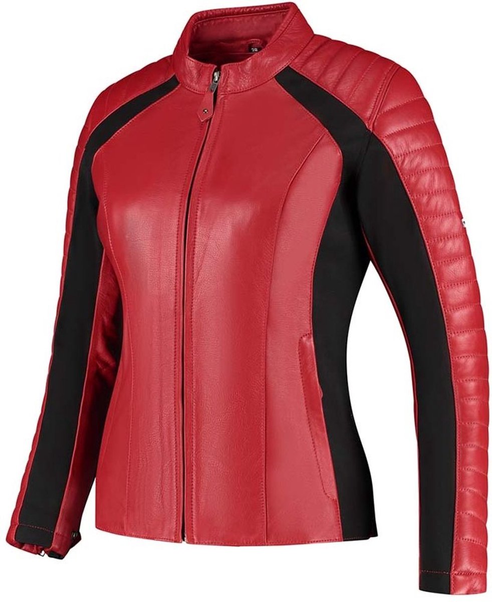 Rusty Stitches Donna Dames Motorfiets Leren Jas -