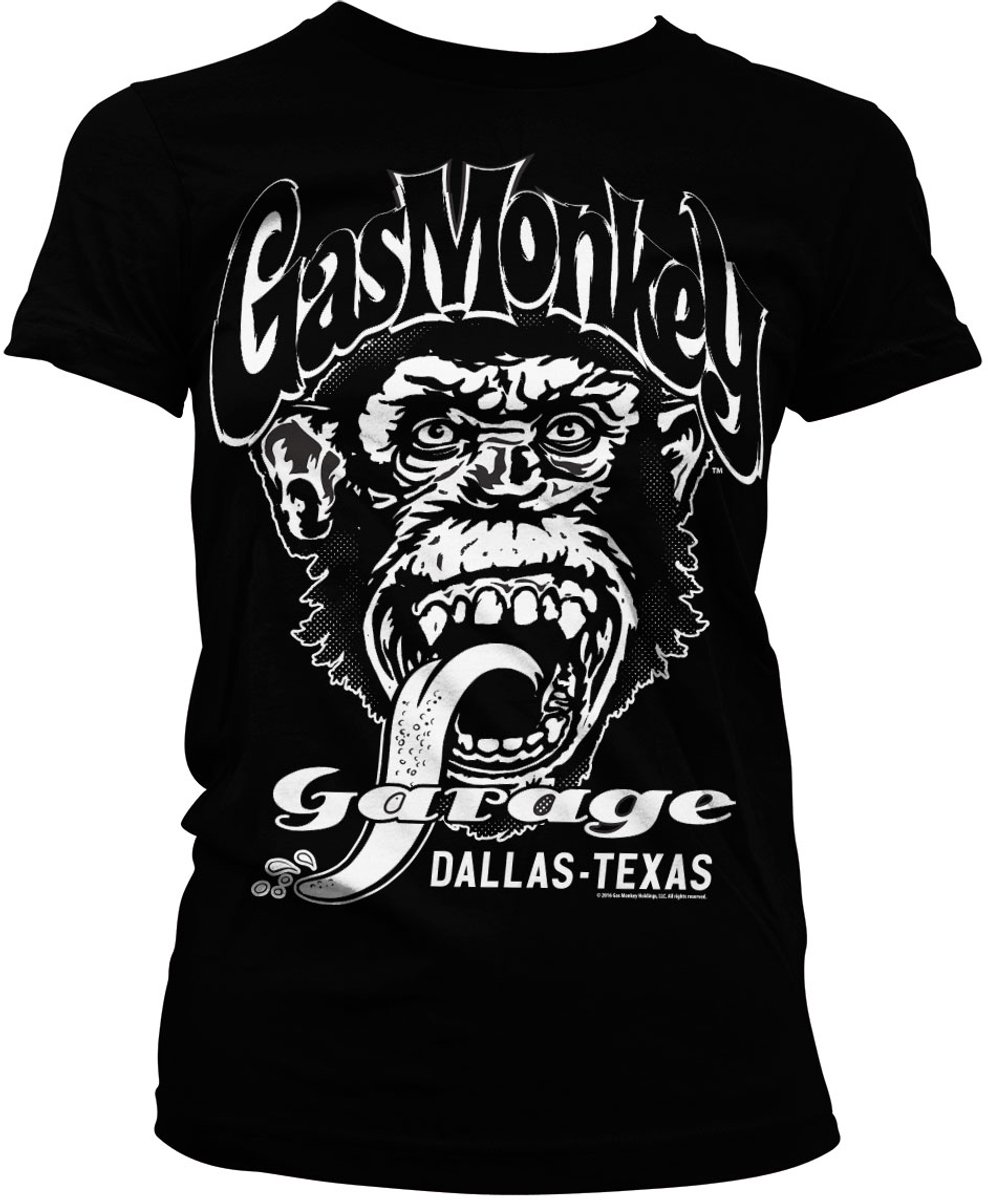 Gas Monkey Garage Female Shirt Dallas, Texas Black-S