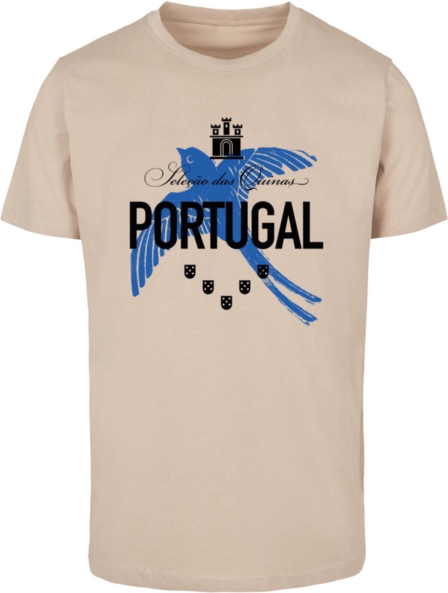 Mister Tee Portuguese Swallow Heren Tshirt XXL Creme