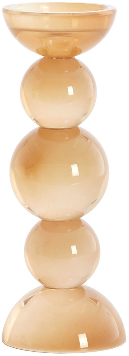 Kaarsenhouder ITINGA - Ø10x26.5 cm - Oranje