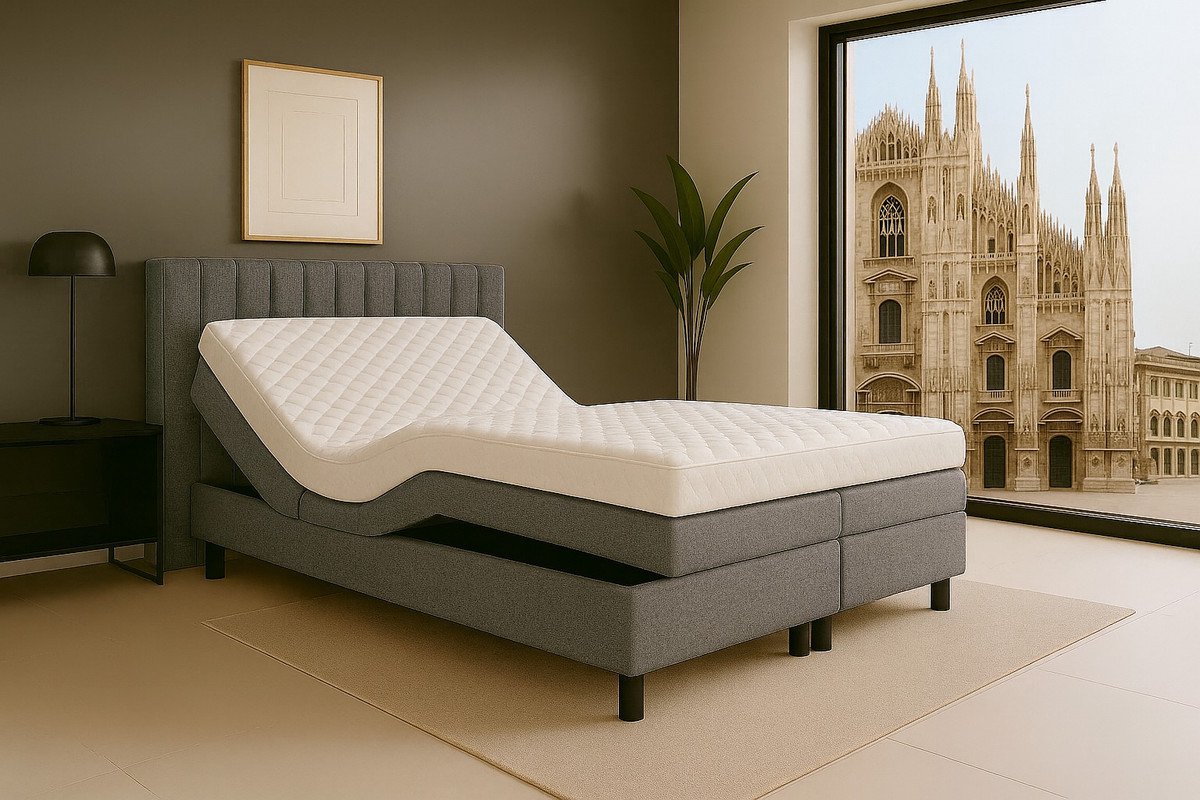 Boxspring FD Boxspring Milano Elektrisch verstelbaar 160x220 cm Antraciet