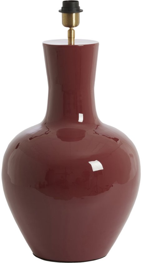 Light & Living - Pied de lampe NANA - Ø33x51 cm - Rouge