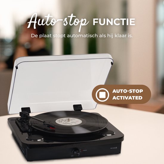 Denver Platenspeler Dual Bluetooth - Ingebouwde Speakers - USB - Retro - VPL230B — afbeelding 5