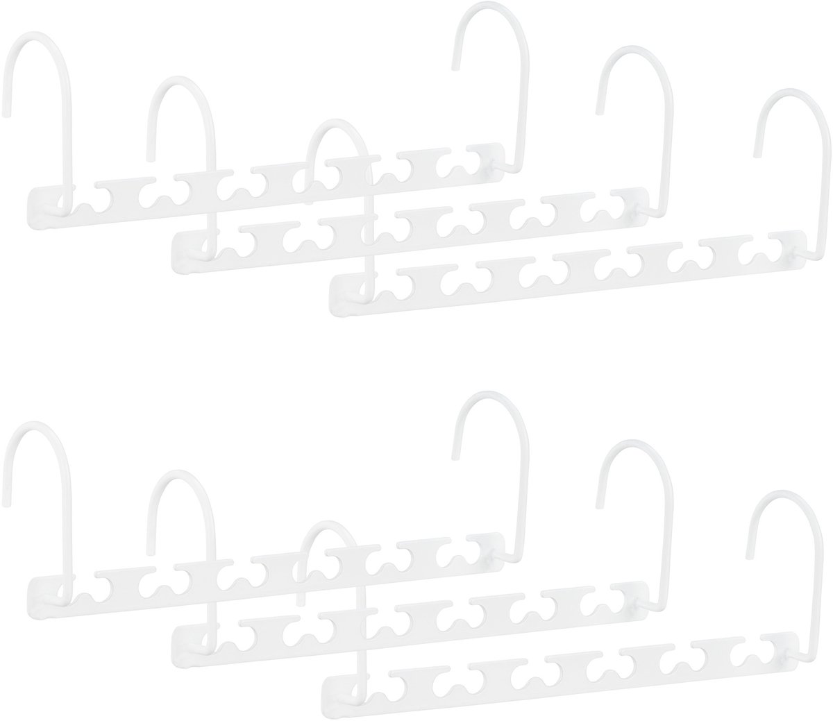 30x ruimtebesparende hanger - kledingkast organizer - mutli-kleerhanger
