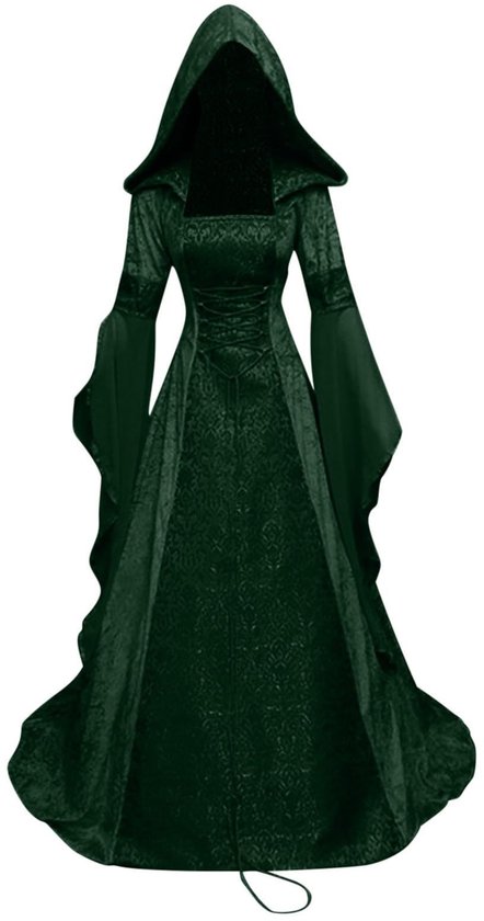 Cape Longue Unisexe Pour Adulte Avec Capuche - Formule Mathématique - Costume De Sorcière - Cape De Magicien