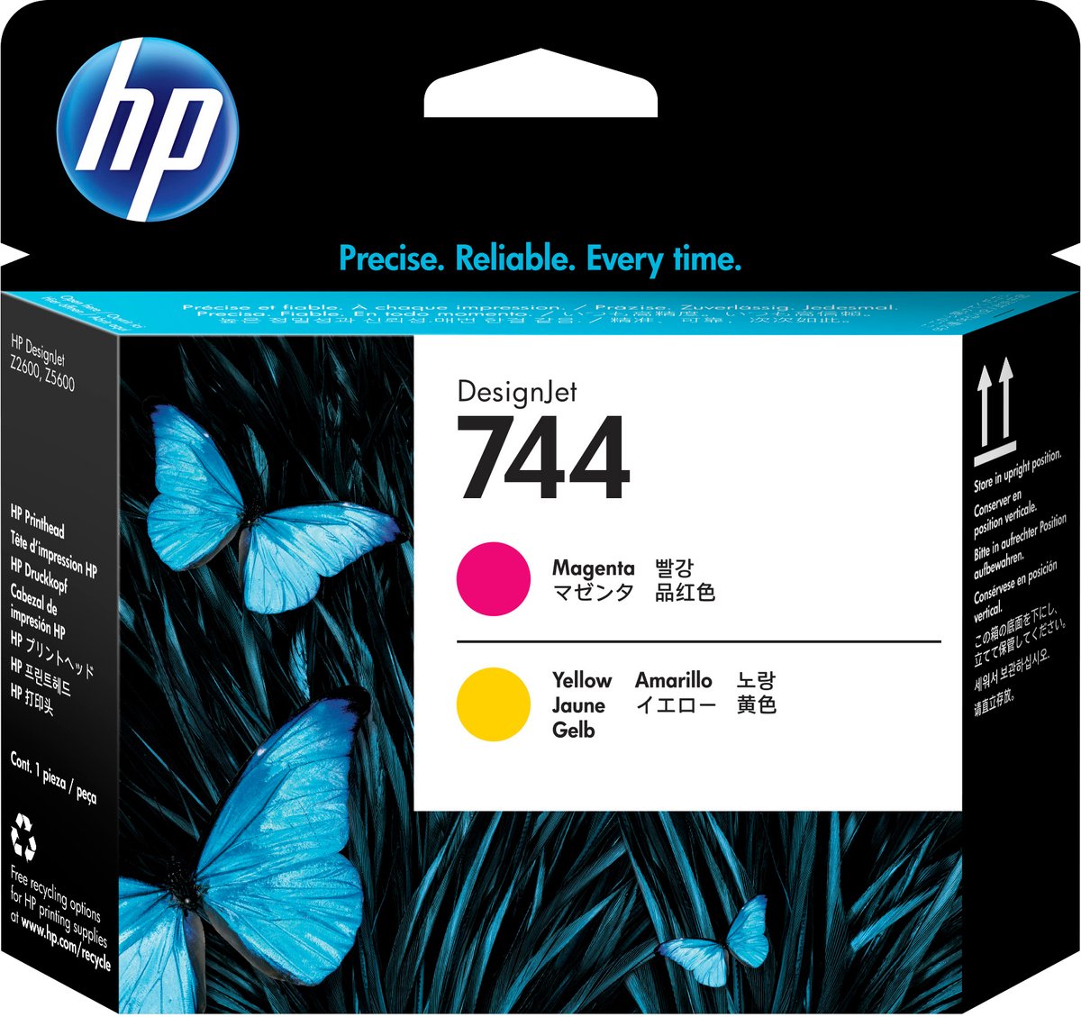 HP - F9J87A - 744 - inktcartridge magenta