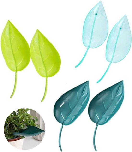 6 entonnoirs à eau pour plantes, 3 dispositifs d'arrosage foliaire colorés pour plantes, dispositifs d'arrosage foliaire créatifs pour plantes d'intérieur et d'extérieur